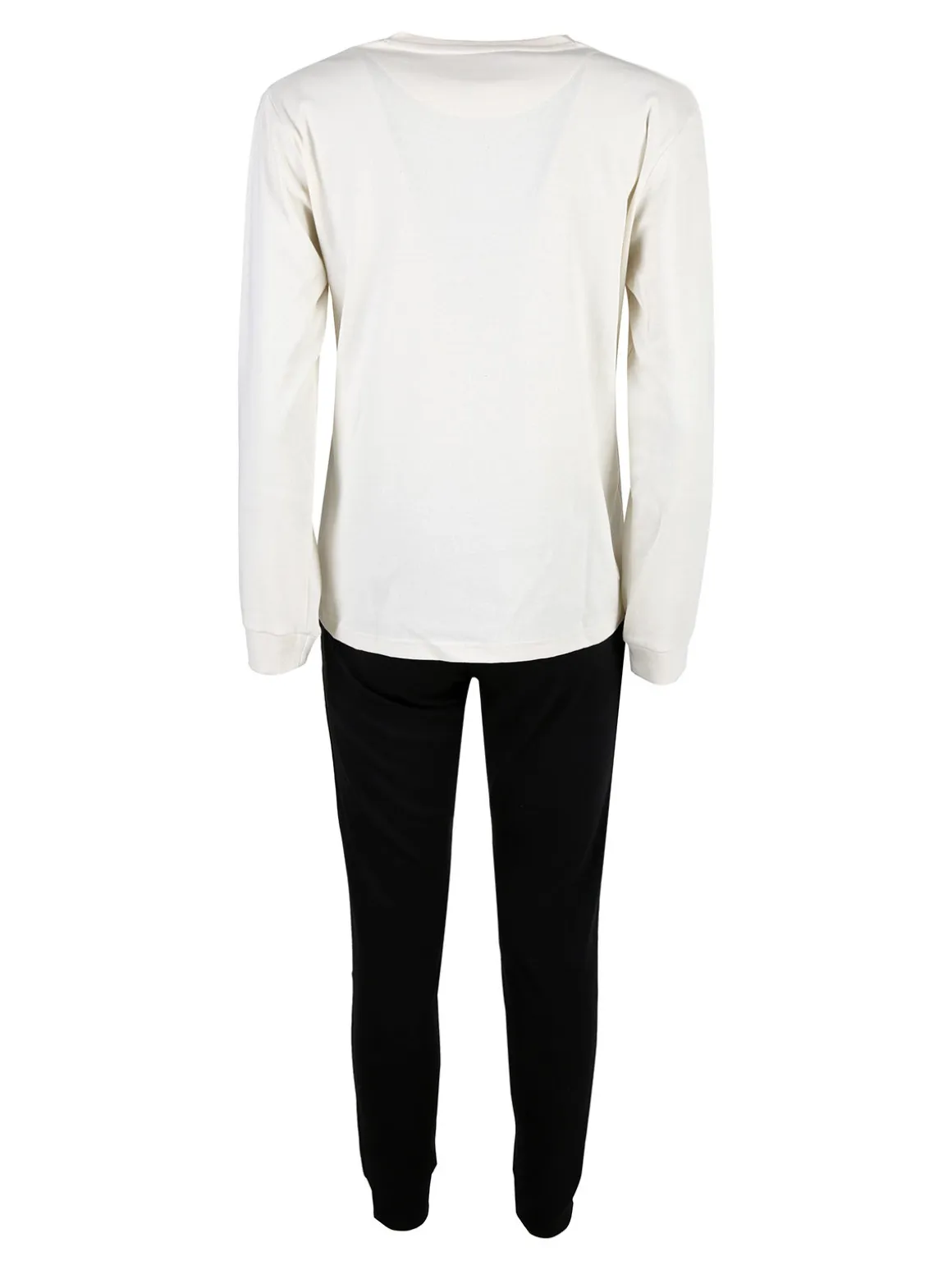 Australian Pigiama lungo da donna in cotone interlock - beige
