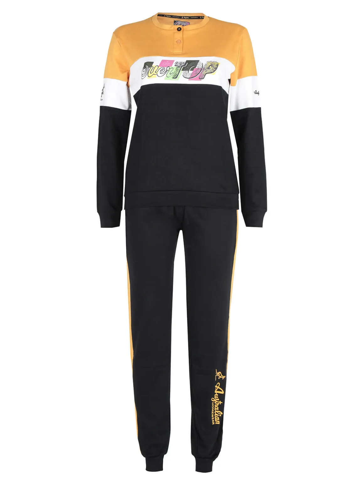 Australian Pigiama lungo da donna in misto cotone