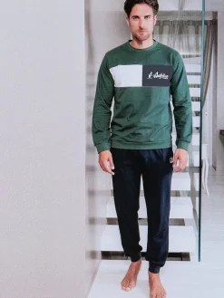 Australian Pigiama lungo da uomo in cotone