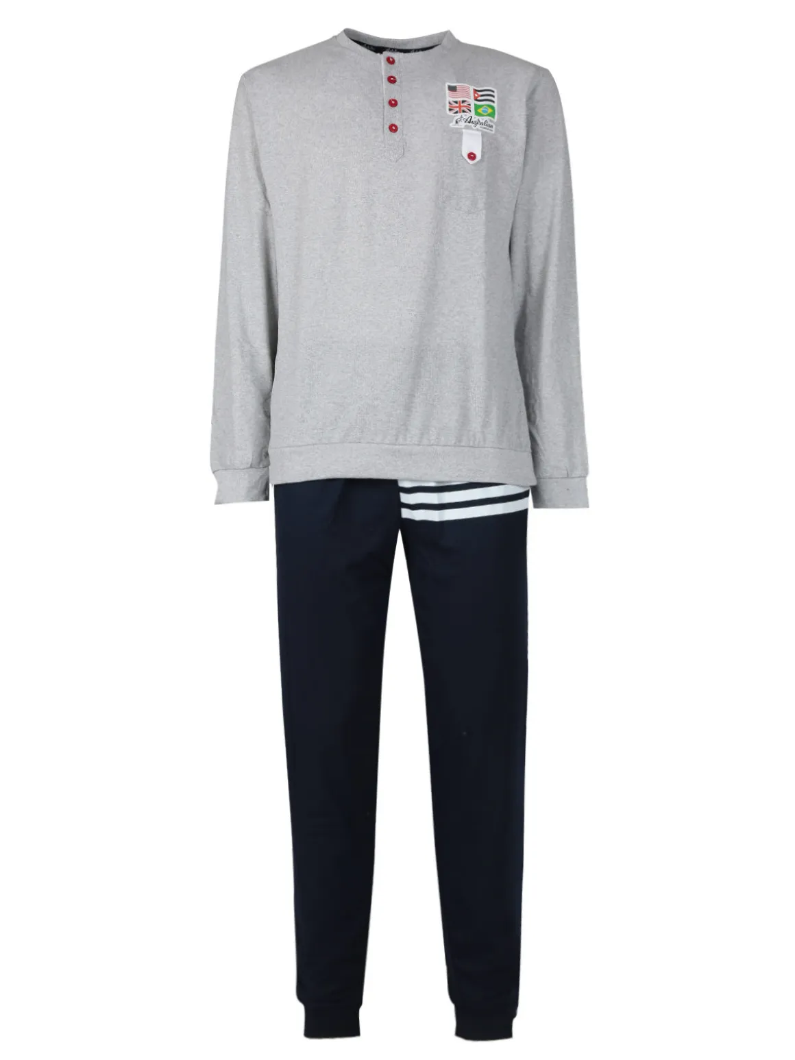 Australian Pigiama lungo da uomo con stampe