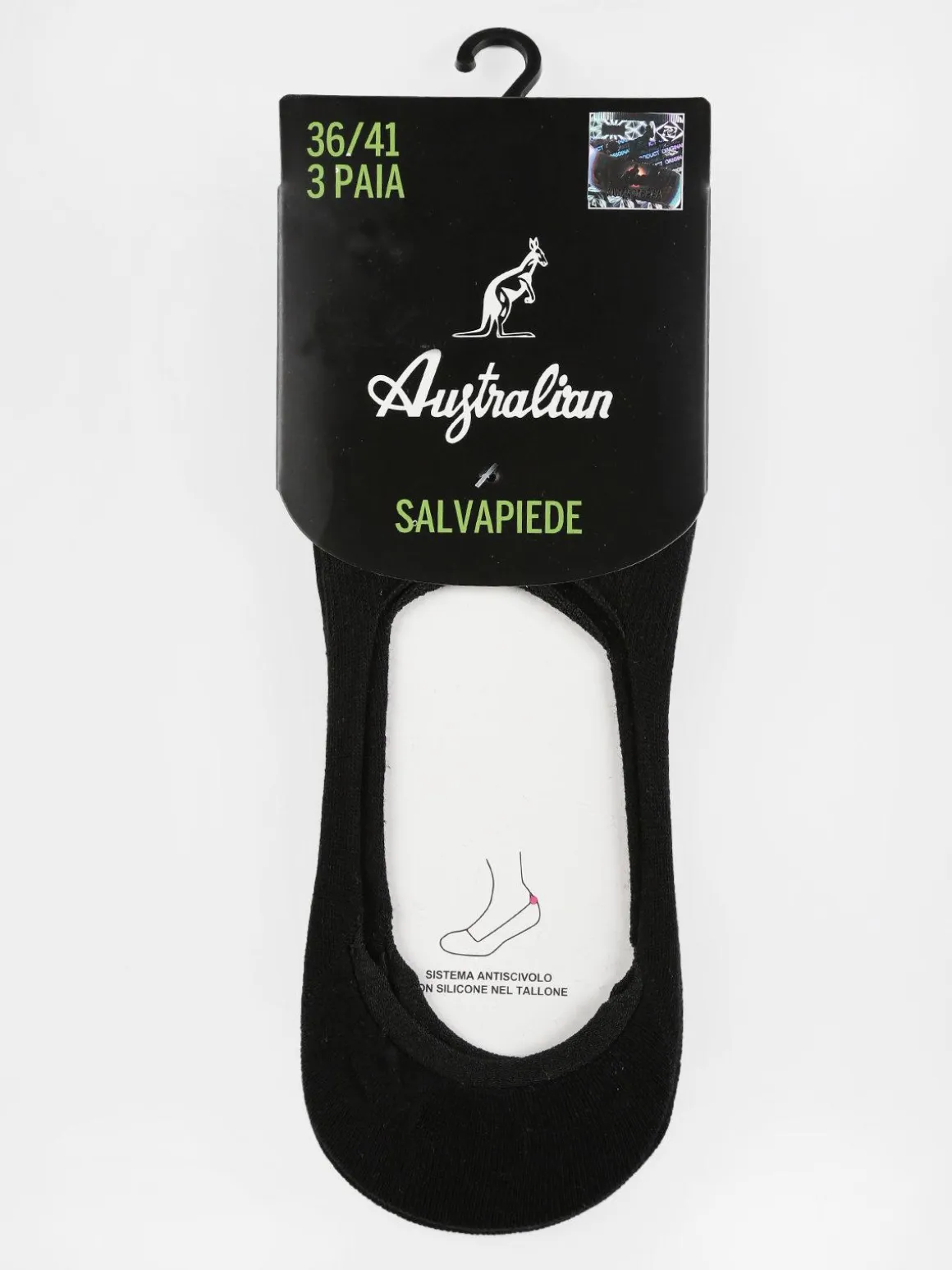 Australian Salvapiede in cotone confezione 3 paia