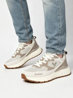 Avirex Sneakers stringate da uomo - beige