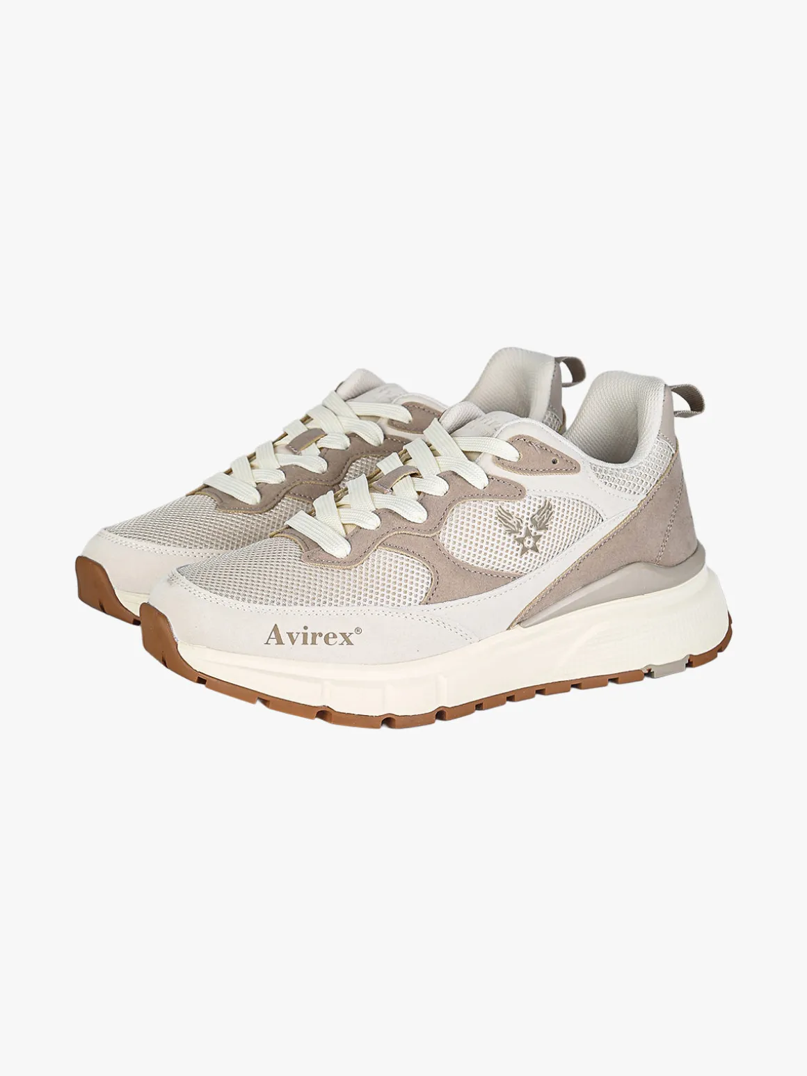 Avirex Sneakers stringate da uomo - beige