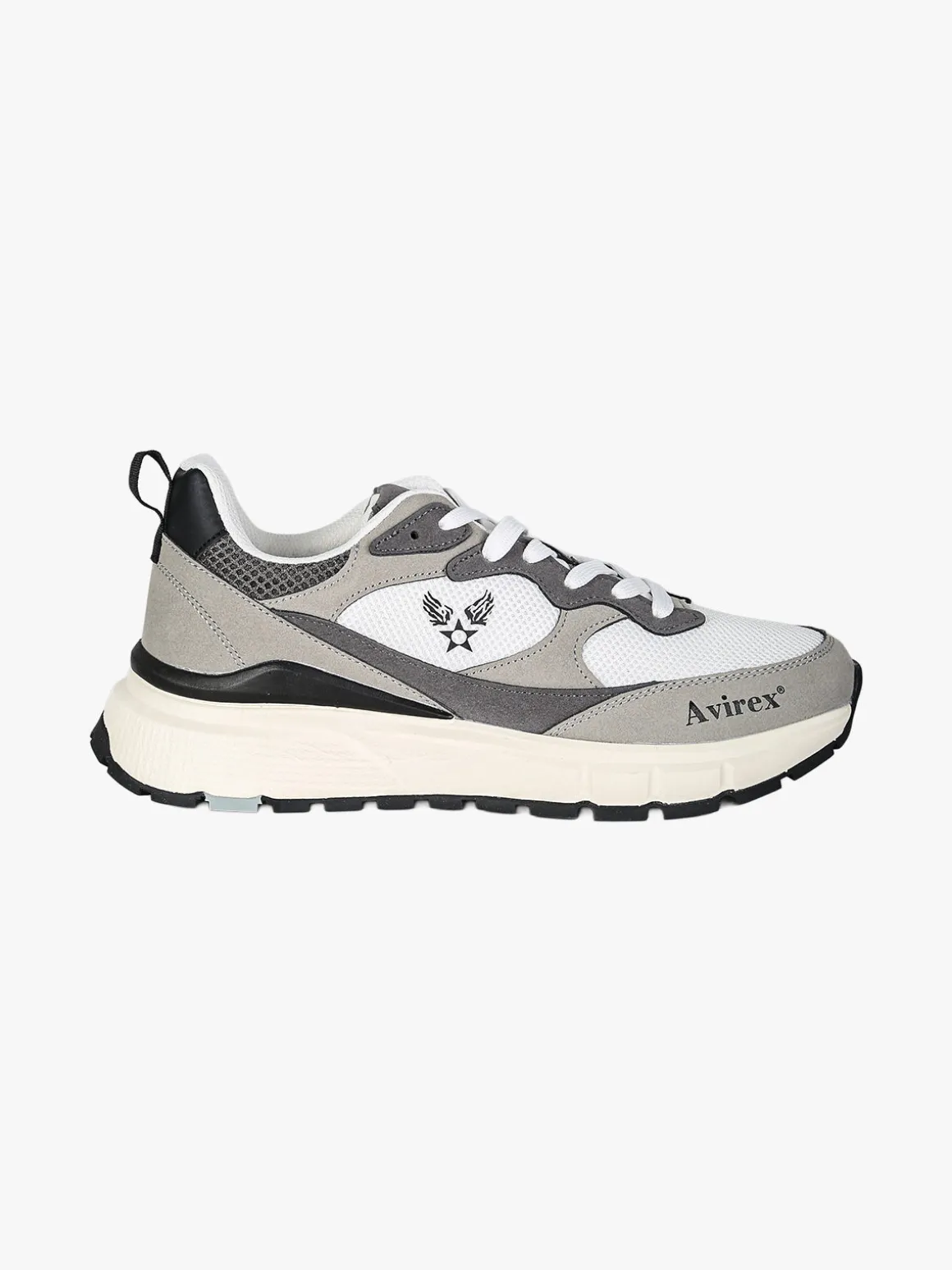 Avirex Sneakers stringate da uomo - grigio scuro