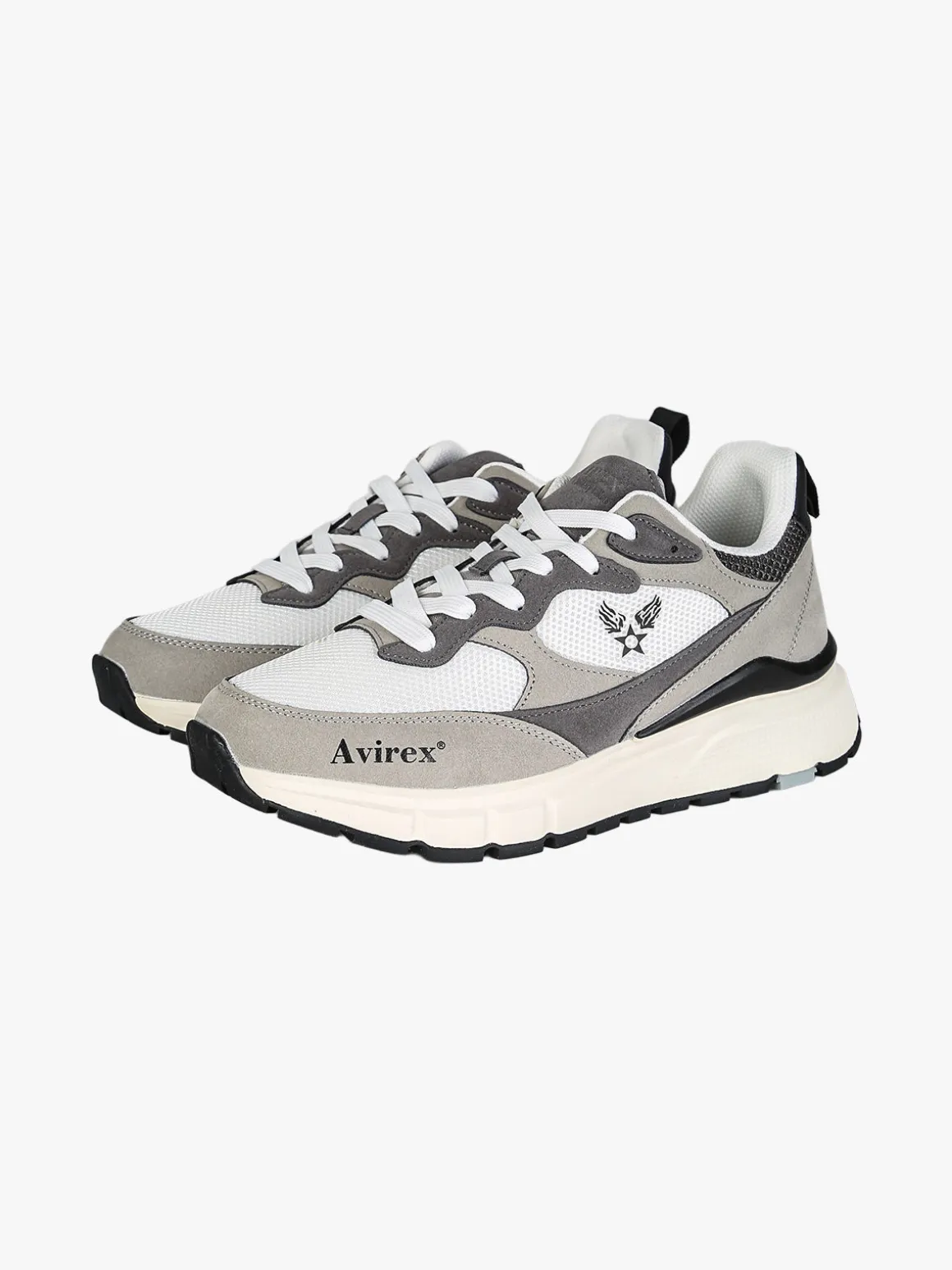 Avirex Sneakers stringate da uomo - grigio scuro