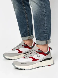 Avirex Sneakers stringate da uomo - rosso