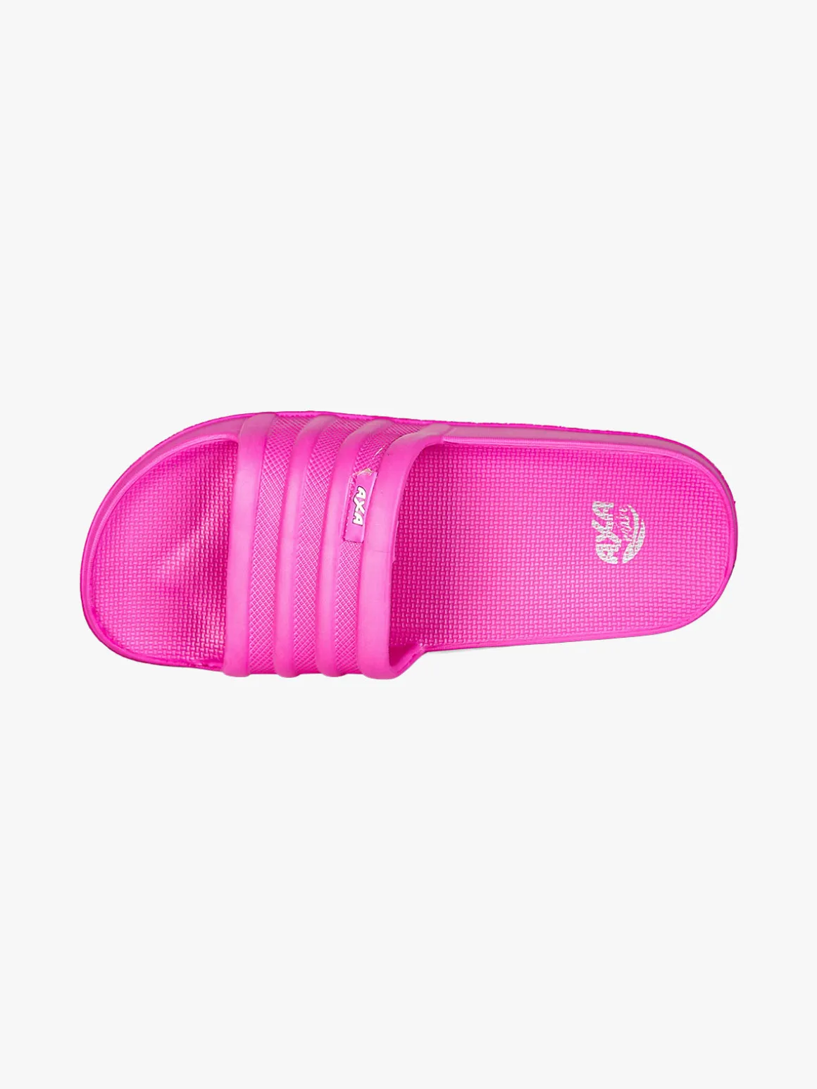 Axa Shoes Ciabatte da donna in gomma con fascia larga - fucsia