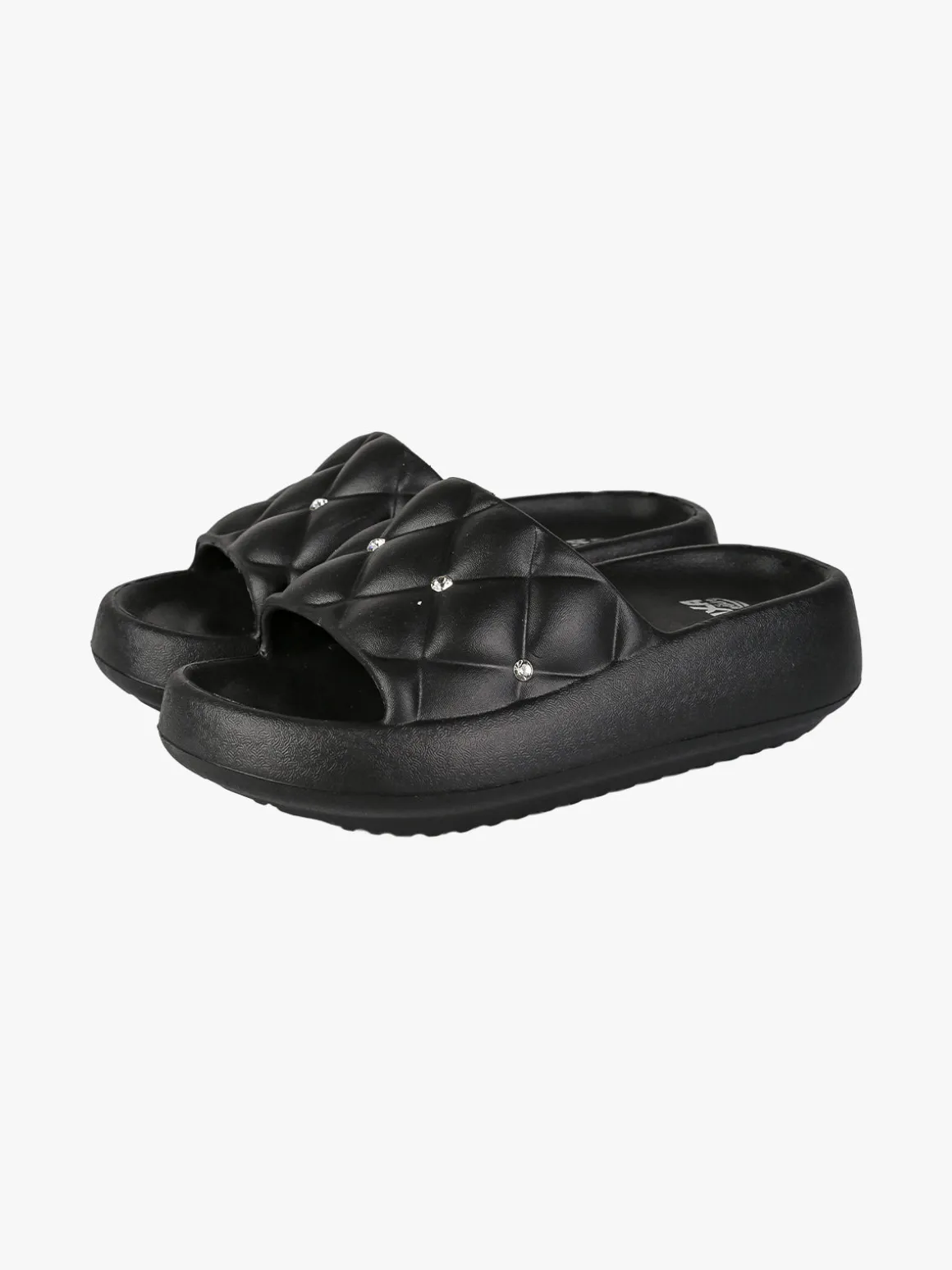 Axa Shoes Ciabatte donna con strass e suola alta