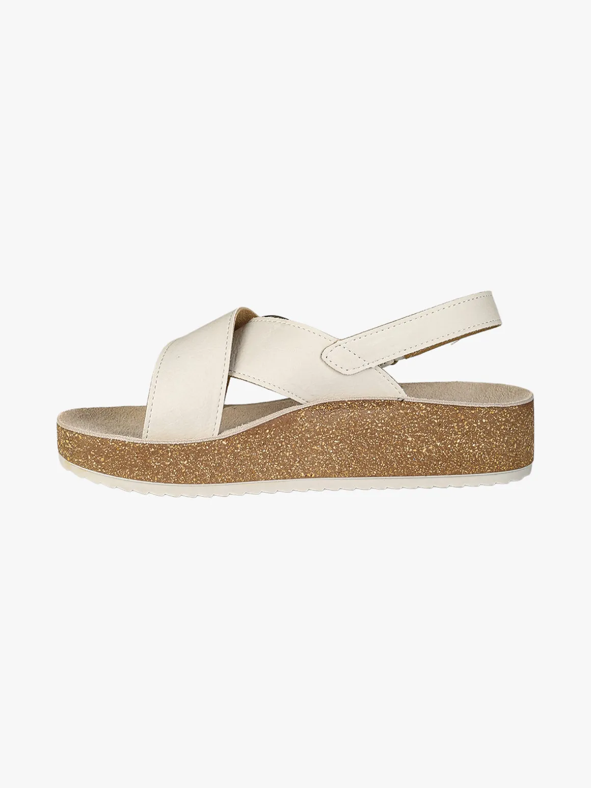 Axa Shoes Sandali donna con fibbia e cinturino a strappo - ghiaccio