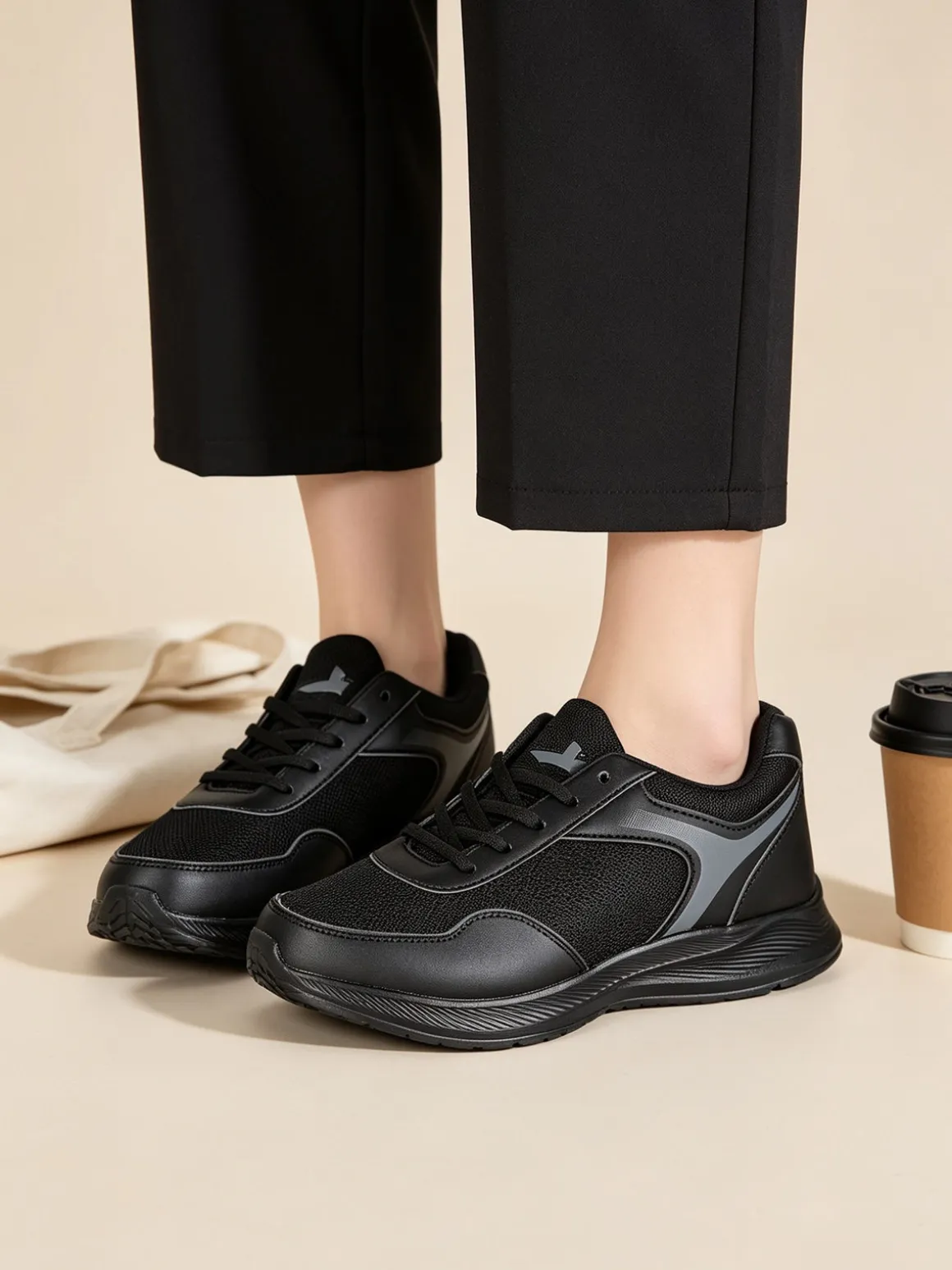 Axa Shoes Sneakers sportive da donna ultra leggere - nero