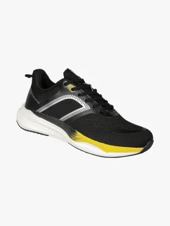 Axa Shoes Sneakers sportive da uomo in maglia - nero