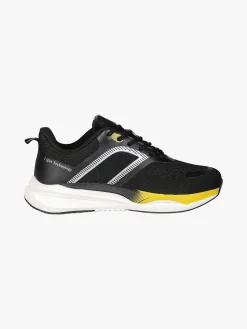 Axa Shoes Sneakers sportive da uomo in maglia - nero