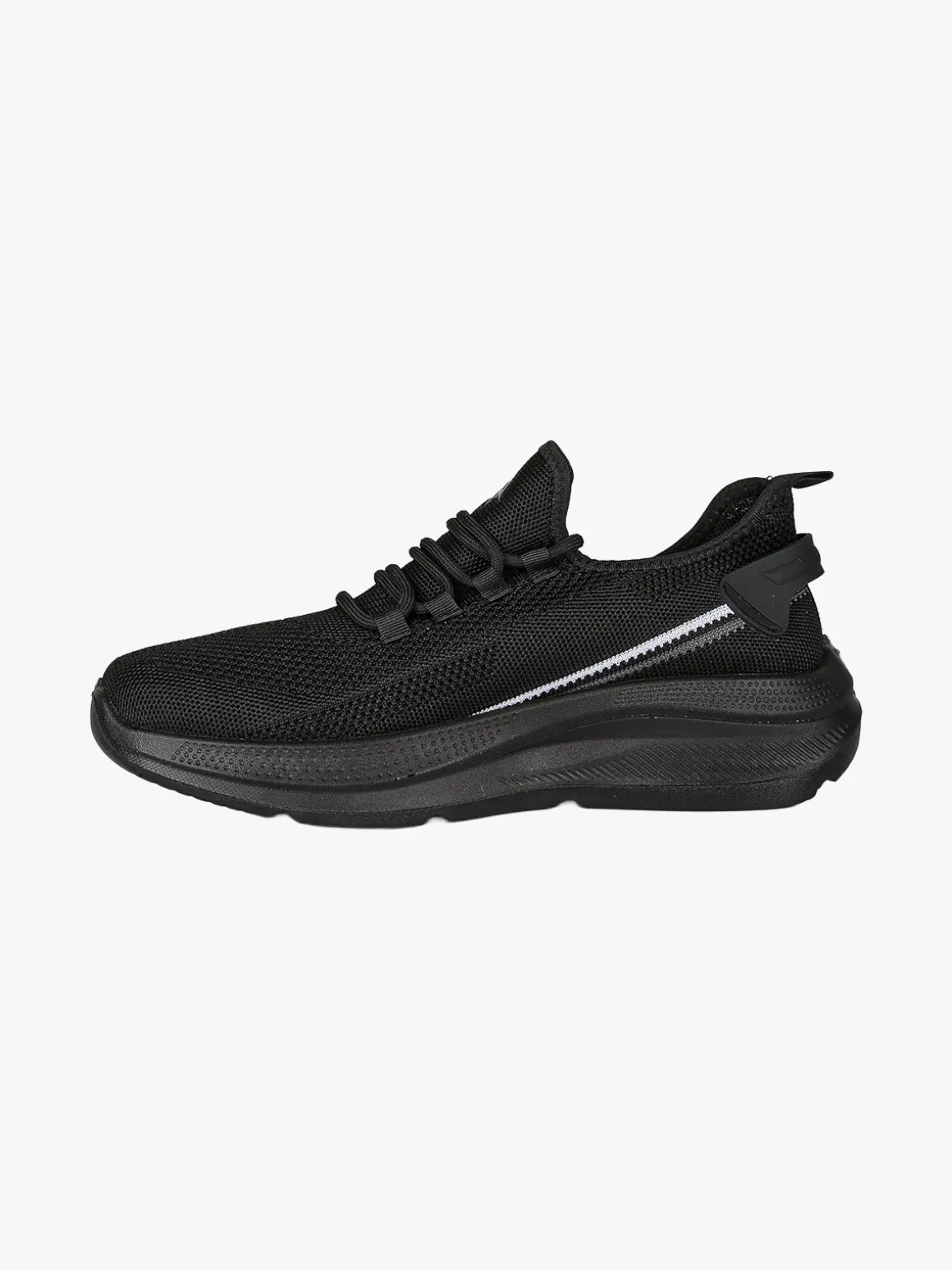 Axa Shoes Sneakers sportive da uomo in maglia - nero