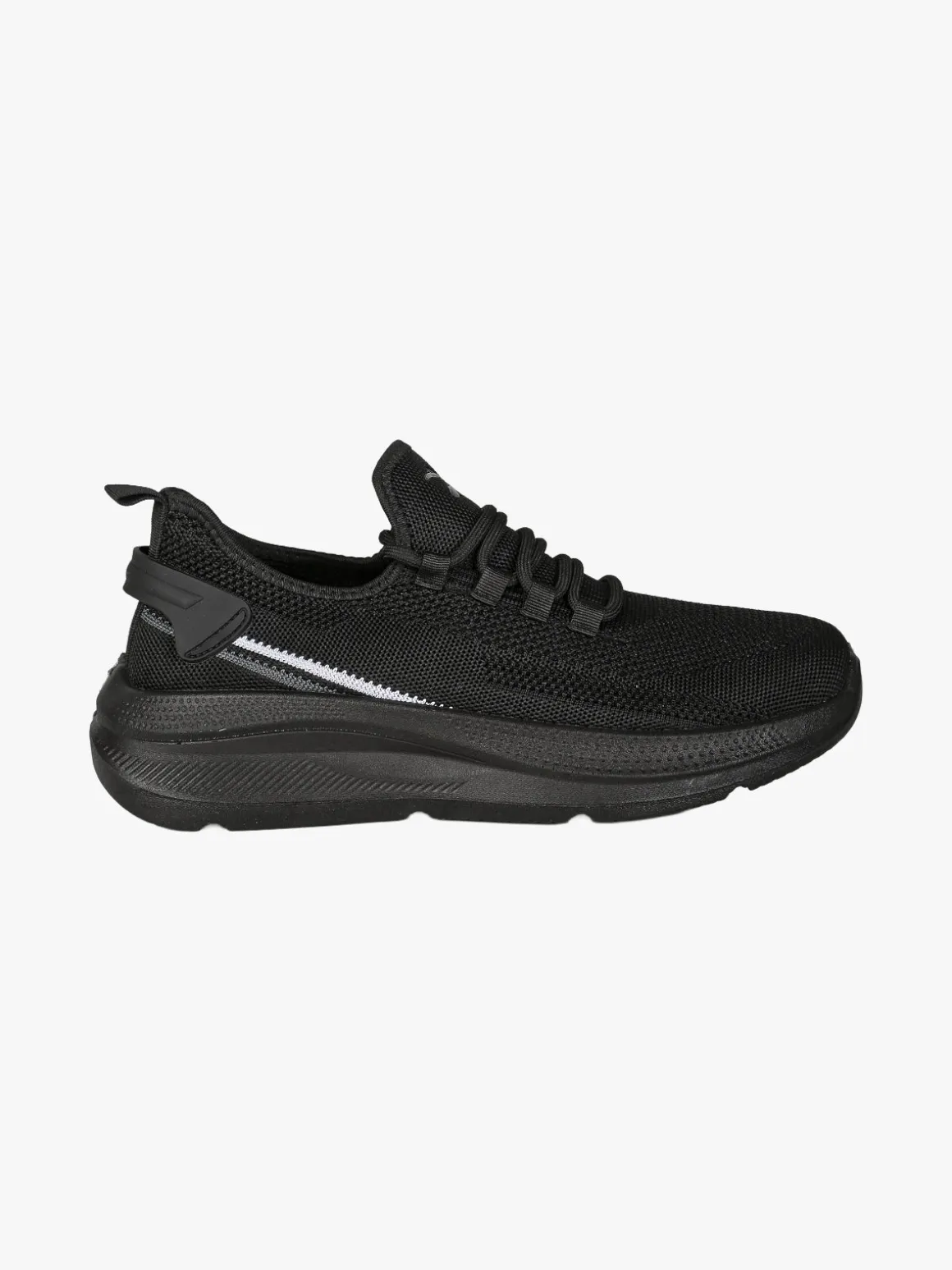 Axa Shoes Sneakers sportive da uomo in maglia - nero