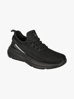 Axa Shoes Sneakers sportive da uomo in maglia - nero