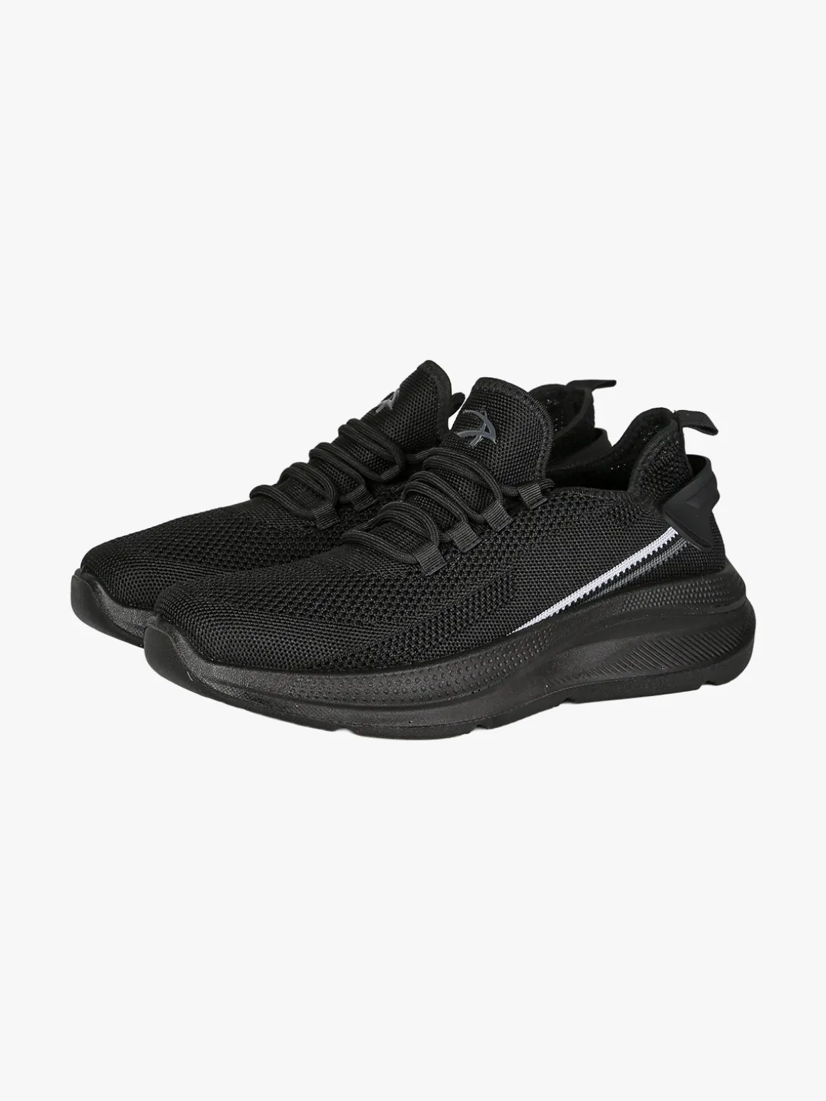 Axa Shoes Sneakers sportive da uomo in maglia - nero