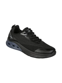 Axa Shoes Sneakers sportive da uomo in maglia - nero