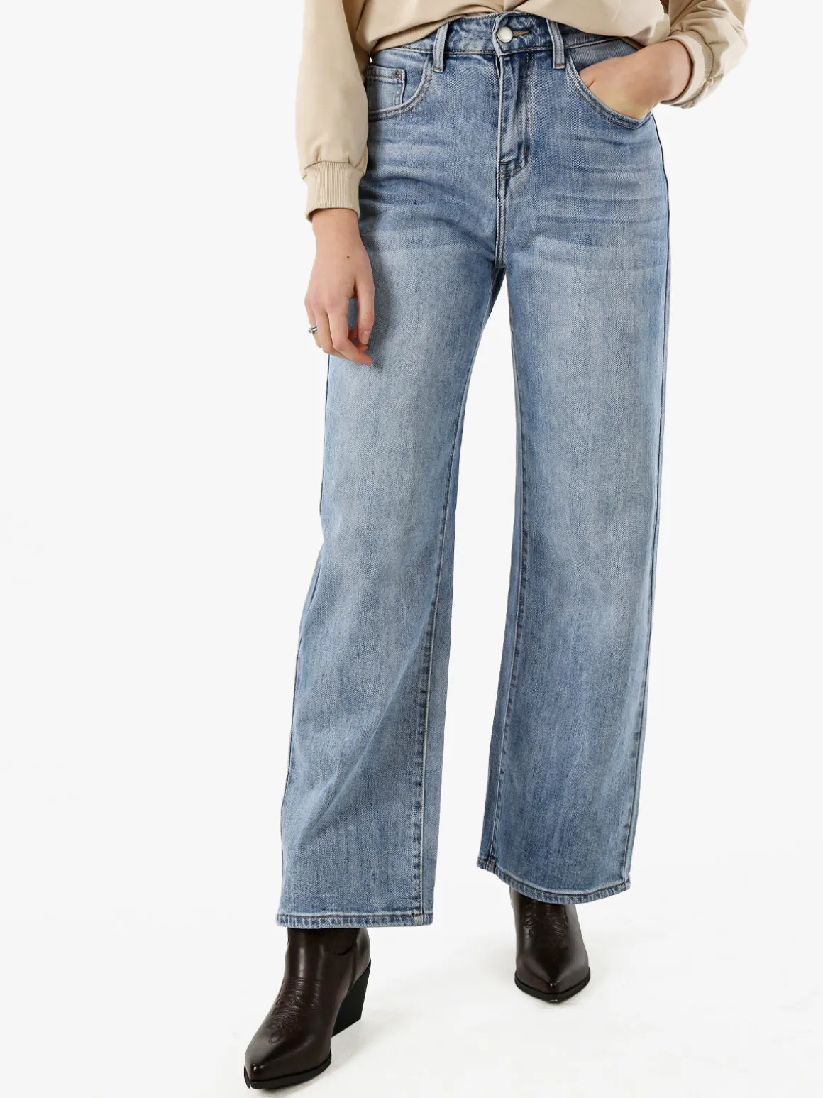 Ayaaa Jeans donna a gamba dritta - jeans