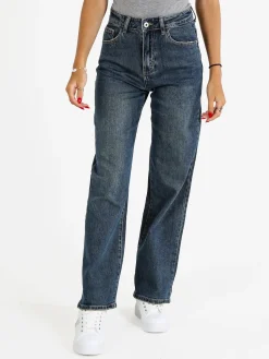 Ayaaa Jeans donna straight leg a vita alta - jeans