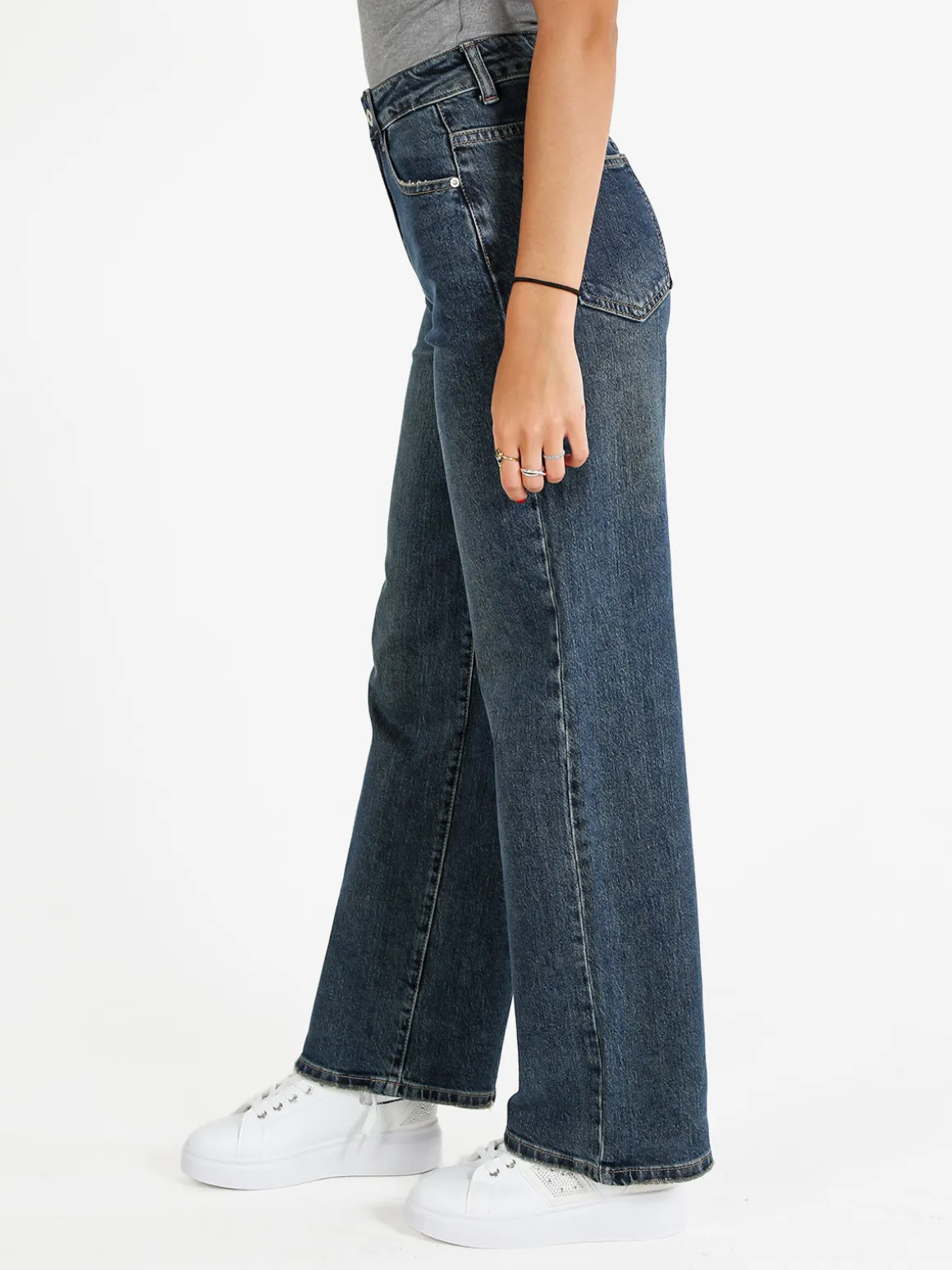 Ayaaa Jeans donna straight leg a vita alta - jeans