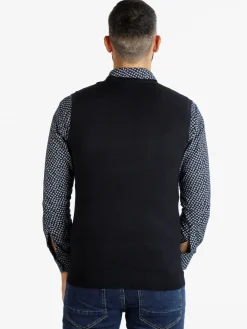 Baci & Abbracci Gilet uomo smanicato in maglia