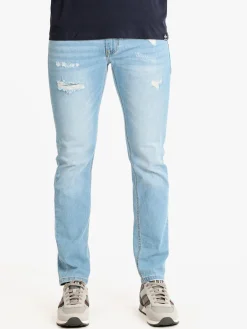 Baci & Abbracci Jeans chiari da uomo con strappi