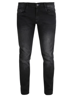 Baci & Abbracci Jeans da uomo slim fit a vita bassa- nero