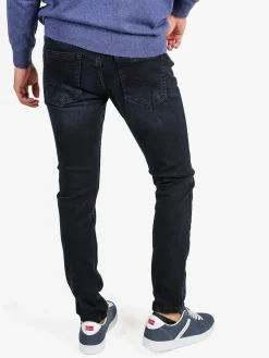 Baci & Abbracci Jeans da uomo slim fit a vita bassa - nero