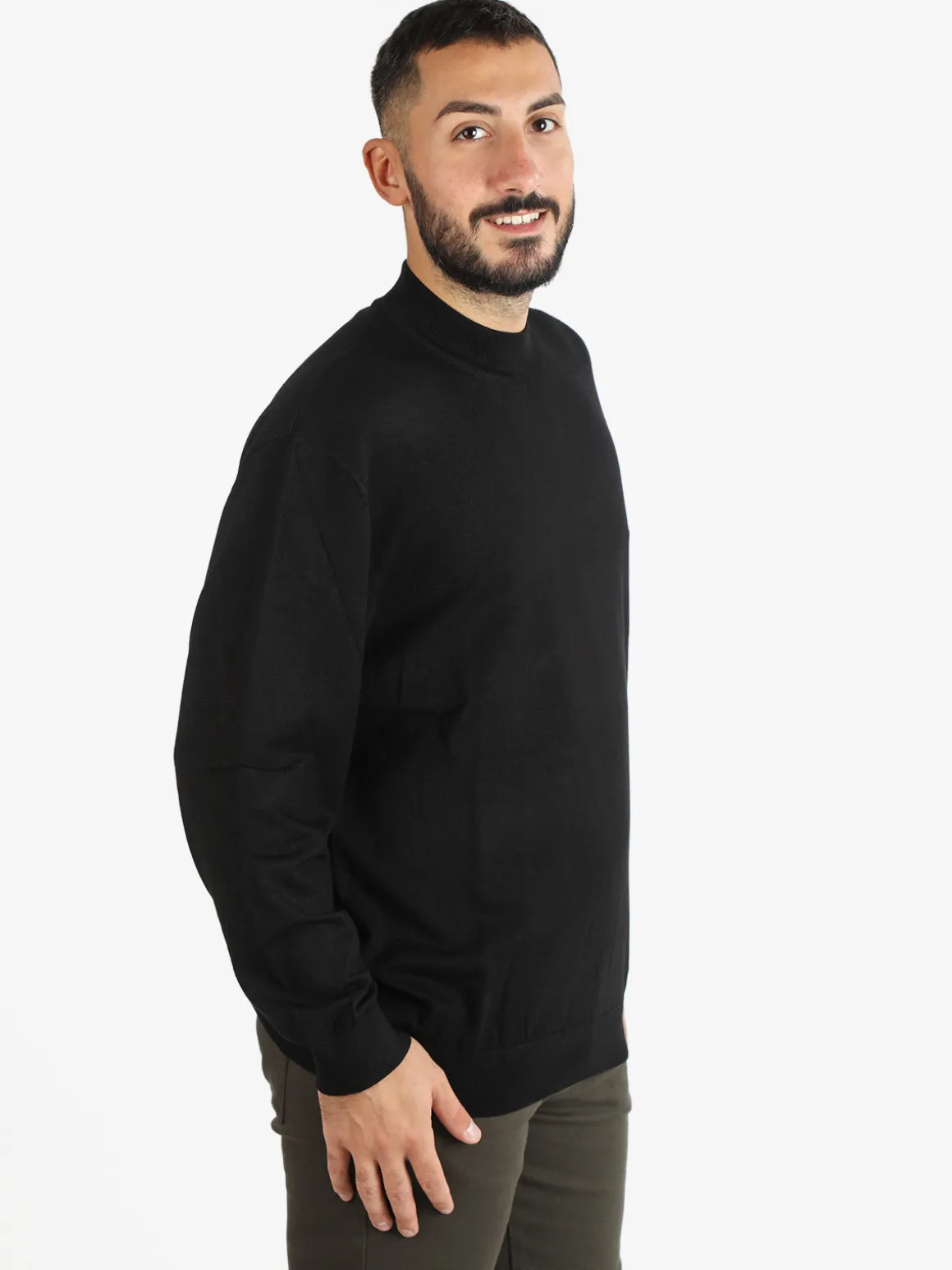 Baci & Abbracci Maglia lupetto da uomo taglie forti