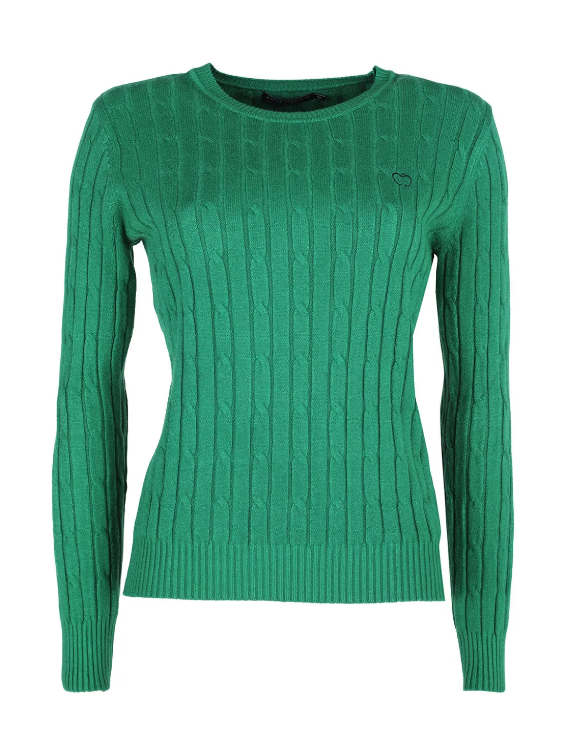 Baci & Abbracci Maglione girocollo a trecce da donna