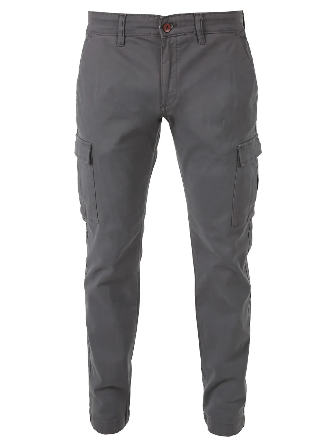 Baci & Abbracci Pantaloni uomo in cotone con tasconi - grigio