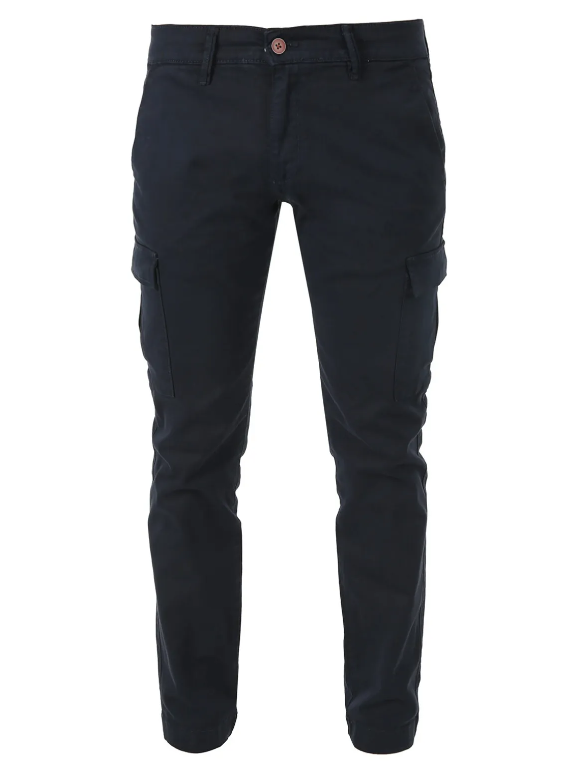 Baci & Abbracci Pantaloni uomo in cotone con tasconi - blu scuro
