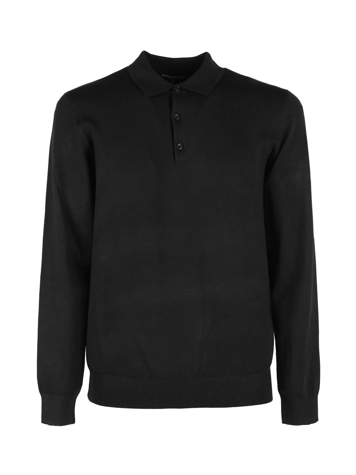 Baci & Abbracci Polo da uomo in maglia a maniche lunghe