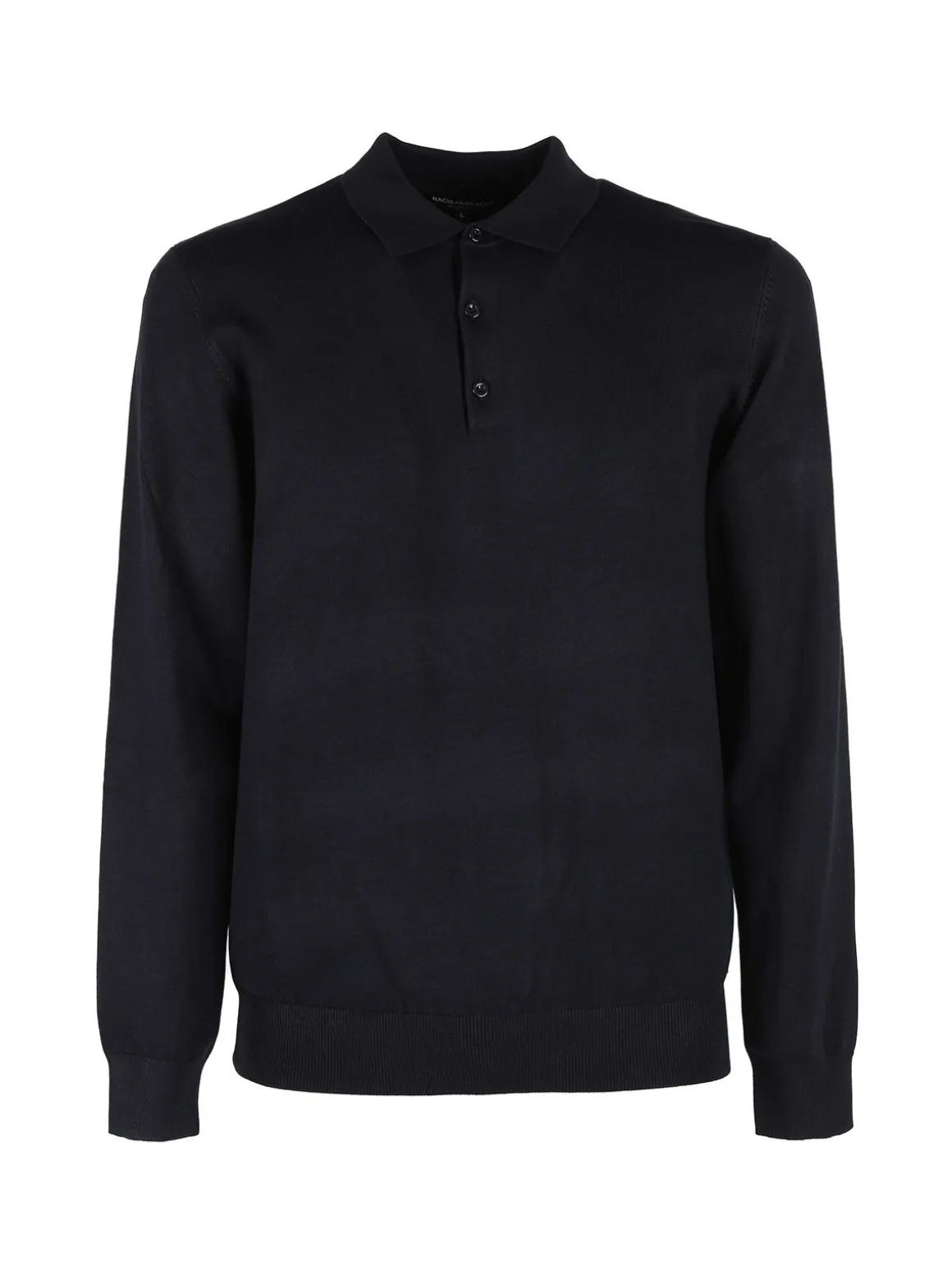 Baci & Abbracci Polo da uomo in maglia a maniche lunghe