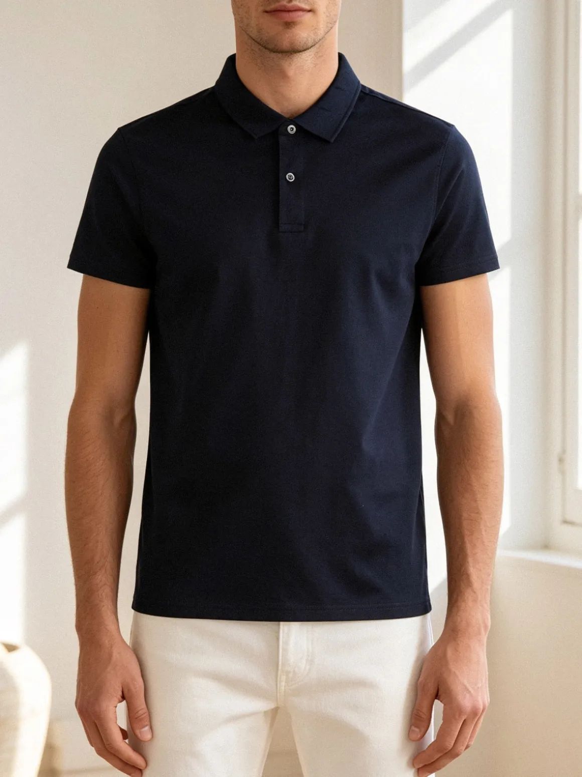Baci & Abbracci Polo in cotone uomo manica corta