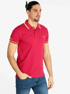 Baci & Abbracci Polo uomo manica corta con scritta