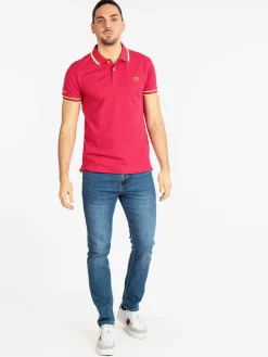 Baci & Abbracci Polo uomo manica corta con scritta