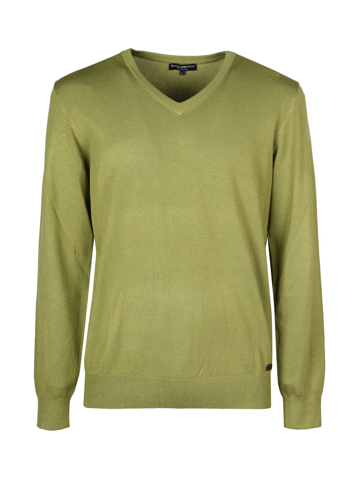 Baci & Abbracci Pullover da uomo in maglia con scollo a V