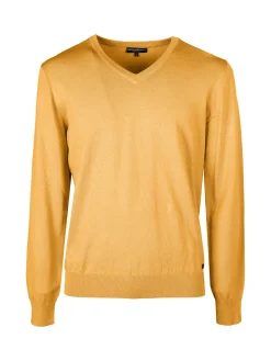 Baci & Abbracci Pullover da uomo in maglia con scollo a V