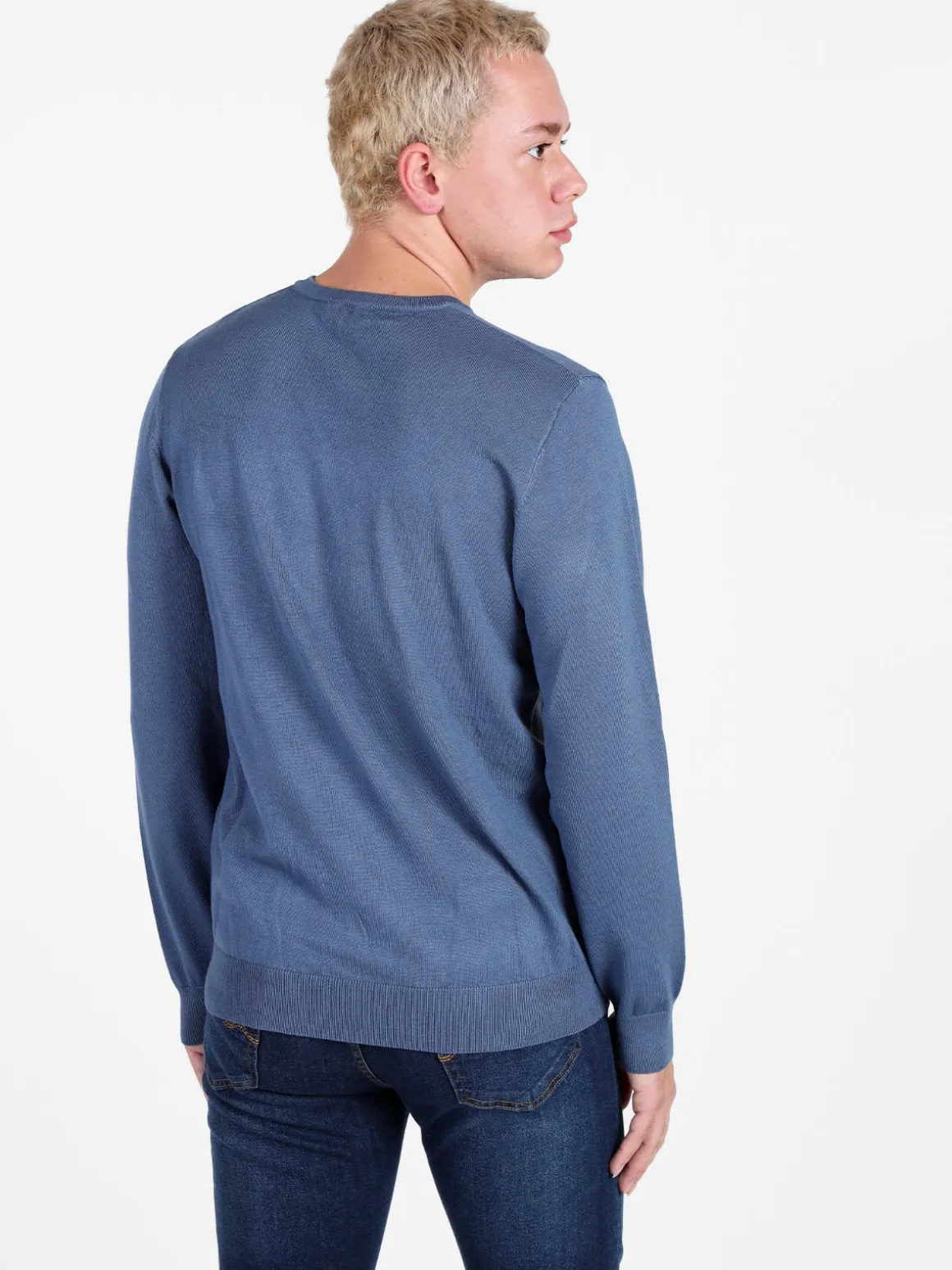 Baci & Abbracci Pullover da uomo in maglia con scollo a V