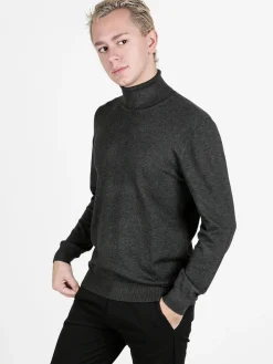 Baci & Abbracci Pullover dolcevita in maglia da uomo