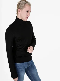 Baci & Abbracci Pullover dolcevita in maglia da uomo