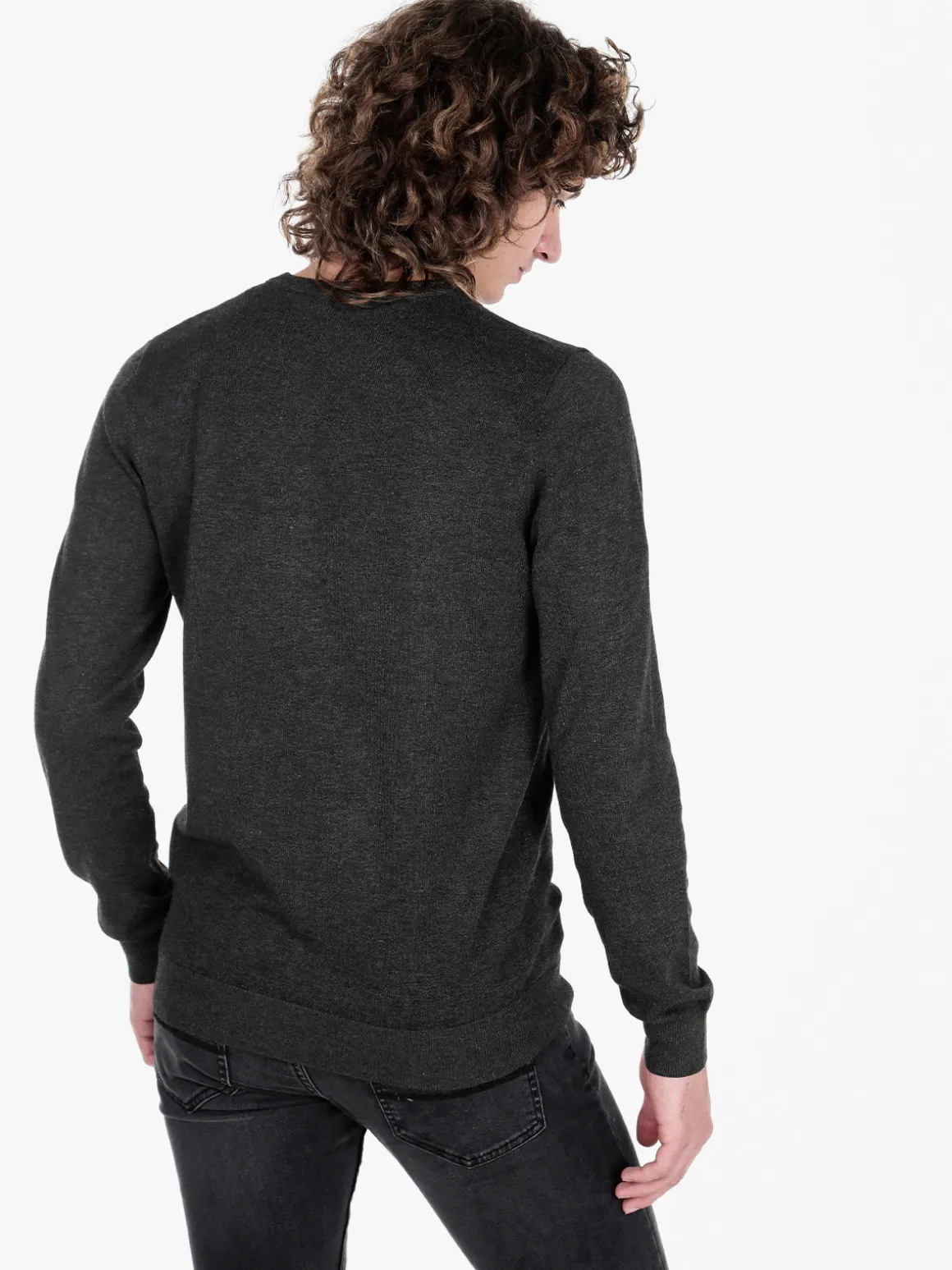 Baci & Abbracci Pullover girocollo da uomo in maglia