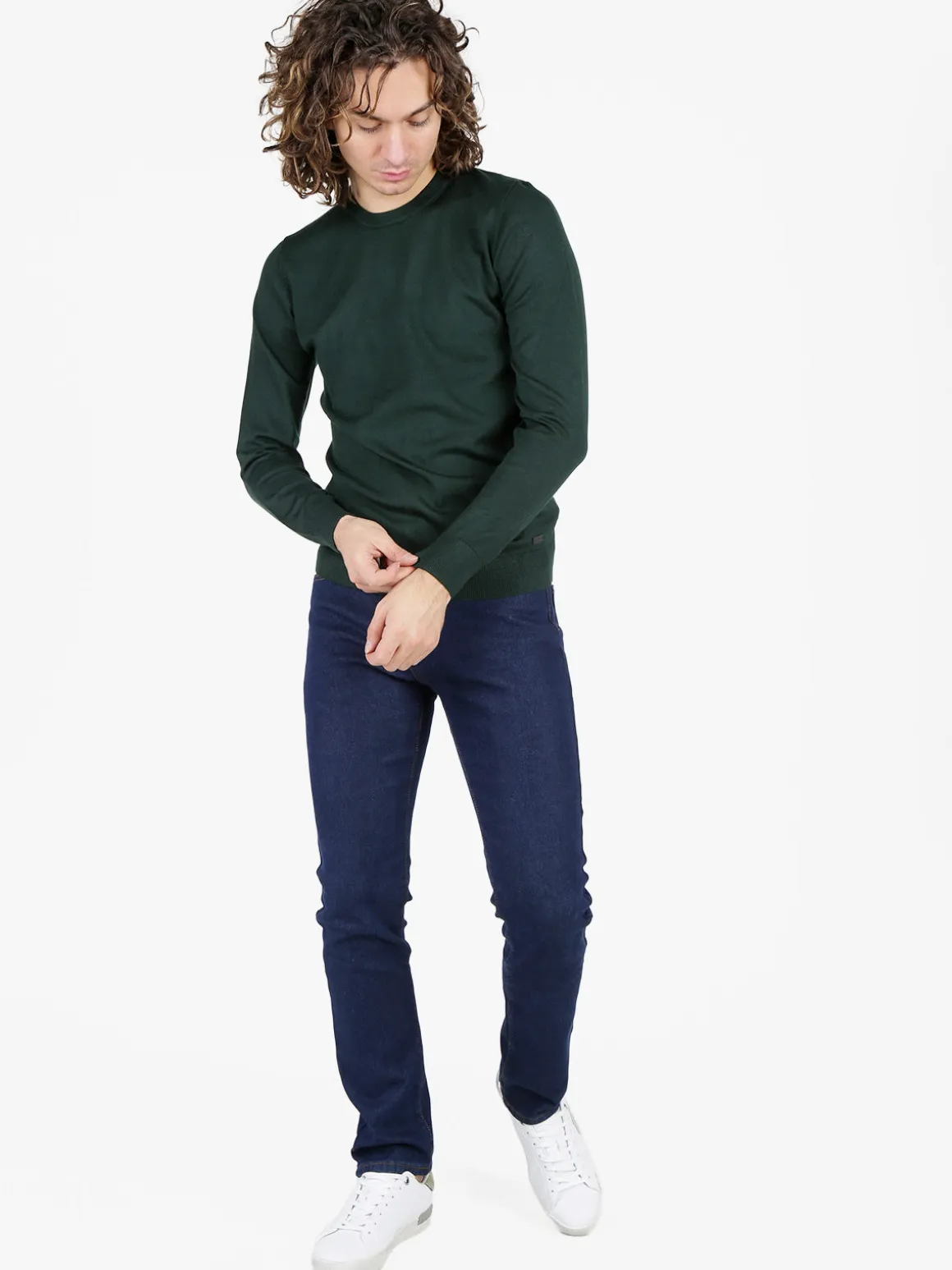 Baci & Abbracci Pullover girocollo da uomo in maglia