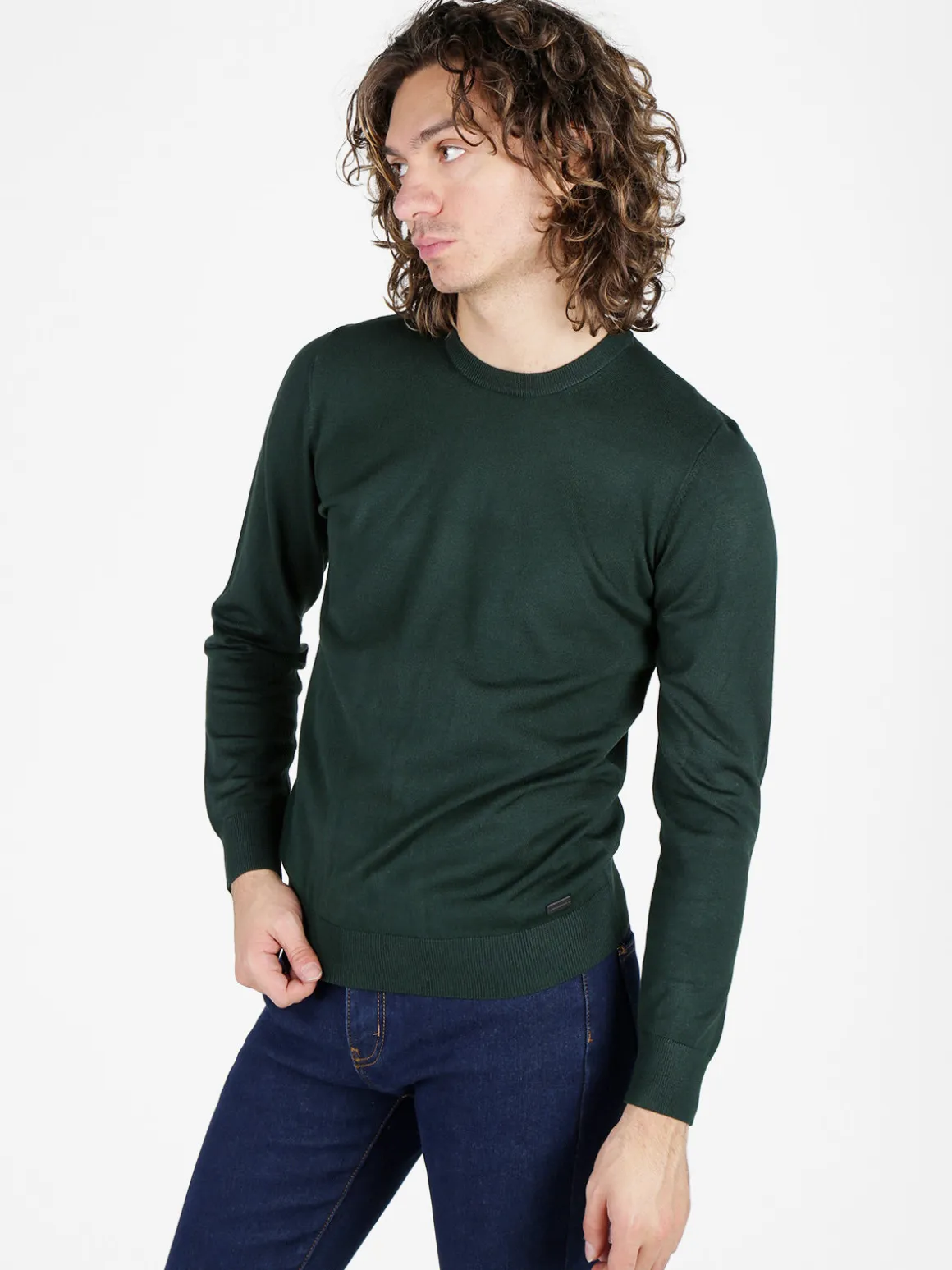 Baci & Abbracci Pullover girocollo da uomo in maglia