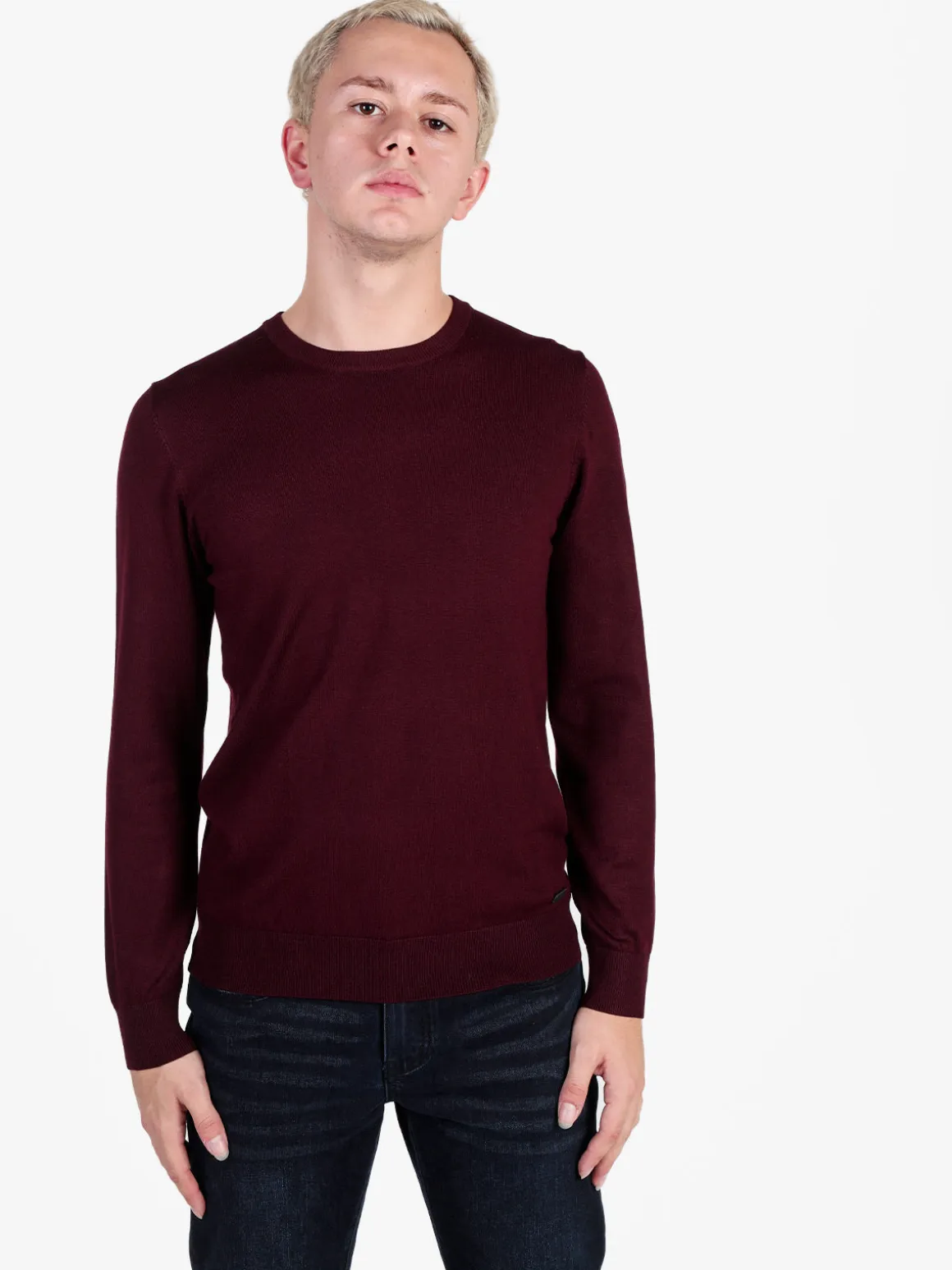 Baci & Abbracci Pullover girocollo da uomo in maglia