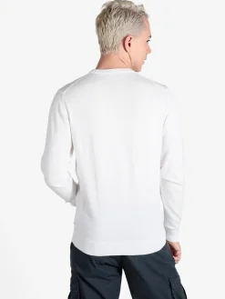Baci & Abbracci Pullover girocollo da uomo in maglia extra fine