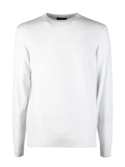 Baci & Abbracci Pullover girocollo da uomo in maglia extra fine