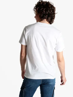 Baci & Abbracci T-shirt da uomo in cotone con taschino