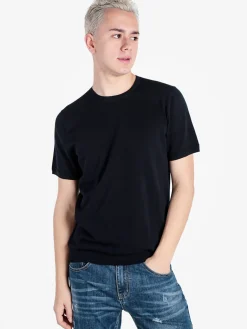 Baci & Abbracci T-shirt girocollo da uomo in maglia
